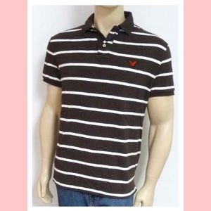 American Eagle Men’s Striped Polo